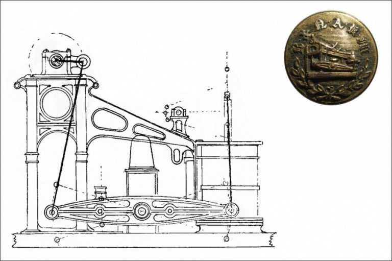 Side-lever engine button